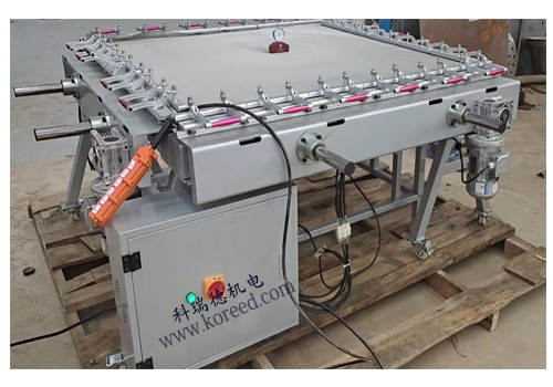 electrical mesh stretching machine